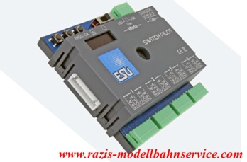 SwitchPilot 3 4-fach Magnetartikeldecoder DCC/MM OLED mit RC-Feedbac ESU 51830 